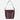 BloominBag Milano Zip Tote Oxblood Burgundy bordo hakiki deri askılı kadın omuz çantası