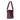 BloominBag Milano Zip Tote Oxblood Burgundy bordo hakiki deri askılı kadın omuz çantası
