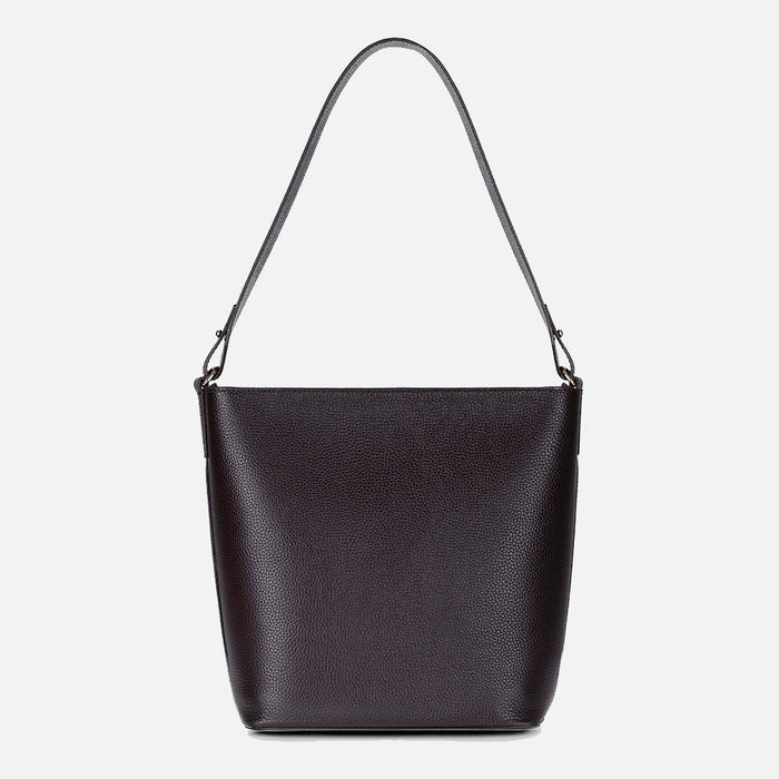 Milano Zip Tote – Toffee Brown Hakiki Deri Askılı Kadın Omuz Çantası