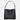 BloominBag Siena Minimal Tote Onyx Black siyah hakiki deri geniş askılı kadın omuz çantası