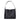 BloominBag Siena Minimal Tote Onyx Black siyah hakiki deri geniş askılı kadın omuz çantası