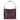 BloominBag Siena Minimal Tote Oxblood Burgundy bordo hakiki deri geniş askılı kadın omuz çantası