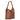 BloominBag Siena Minimal Tote Warm Camel taba renk hakiki deri geniş askılı kadın omuz çantası