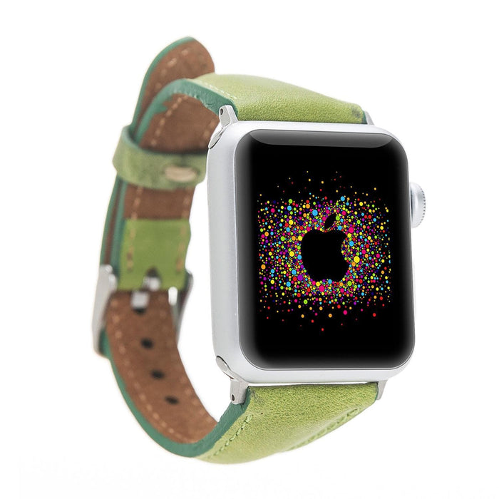 ALAIS Olive Deri Apple Watch Kordonu(44/45/46/49mm)