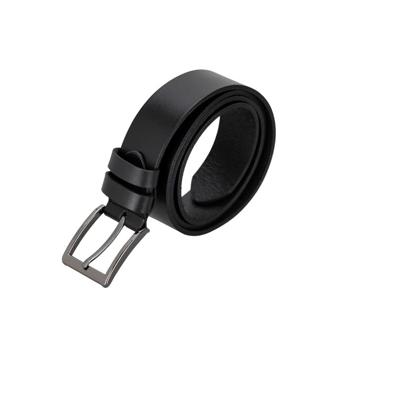 BloomBelt Cosmic Black Hakiki Deri Erkek Kemer-110cm