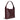 Siena Minimal Tote – Oxblood Burgundy Hakiki Deri Geniş Askılı Kadın Omuz Çantası