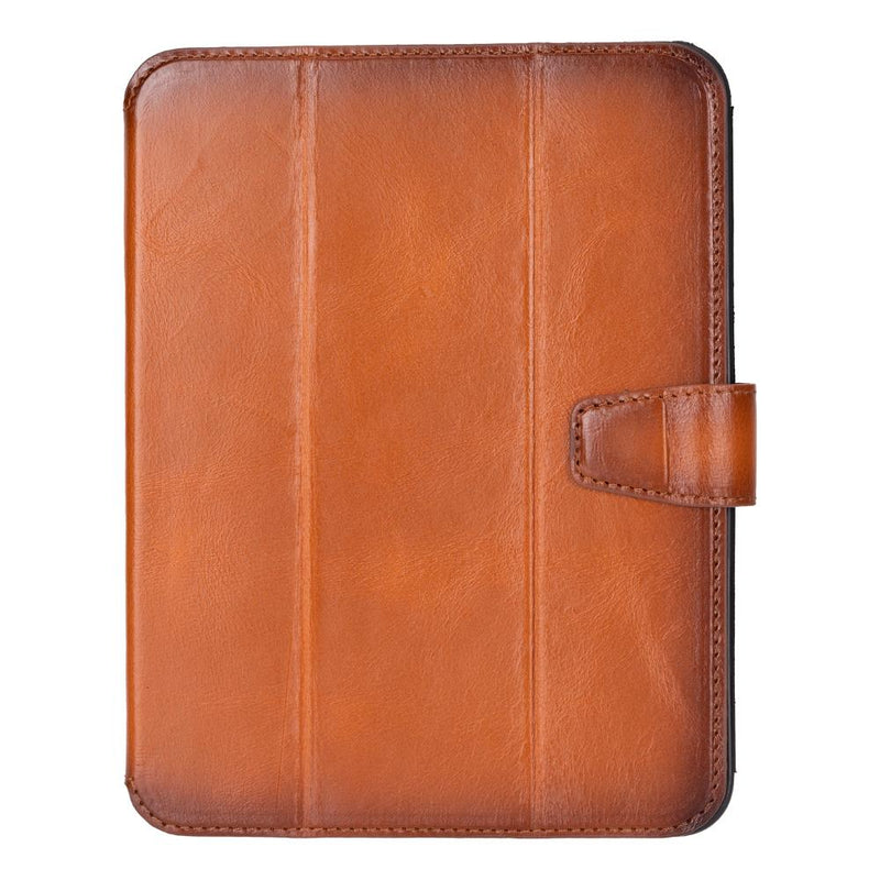 BloomCase Trigon Tan iPad Mini (2024) Hakiki Deri Kılıf