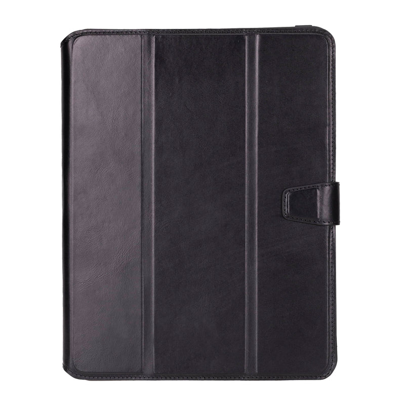 BloomCase Trigon Obsidian Black Apple iPad Pro 11" (2024) Hakiki Deri Kılıf