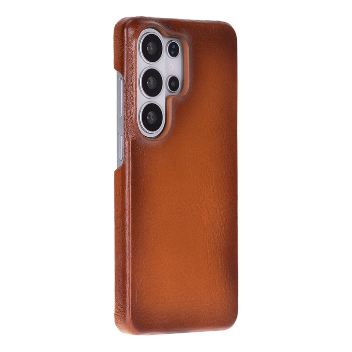 MONTE Siena Tan Deri Telefon Kılıfı Samsung Galaxy S26 Ultra (6.9") | Ultra İnce Premium Leather Case