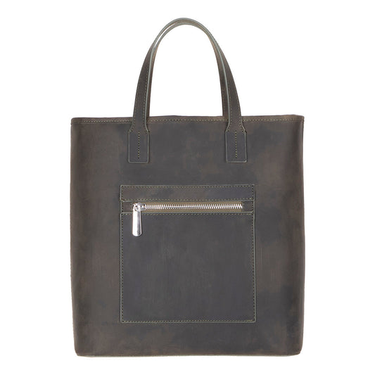 BloomTote Valetto Cypress Hakiki Deri Omuz Çantası / Tote Bag